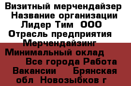 Визитный мерчендайзер › Название организации ­ Лидер Тим, ООО › Отрасль предприятия ­ Мерчендайзинг › Минимальный оклад ­ 21 000 - Все города Работа » Вакансии   . Брянская обл.,Новозыбков г.